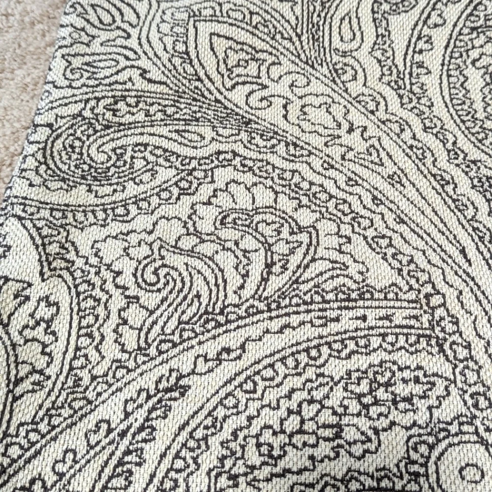 Brand New - (2) La-Z-Boy 18x18 Accent Pillow Covers Paisley Motif - Picture 7 of 14